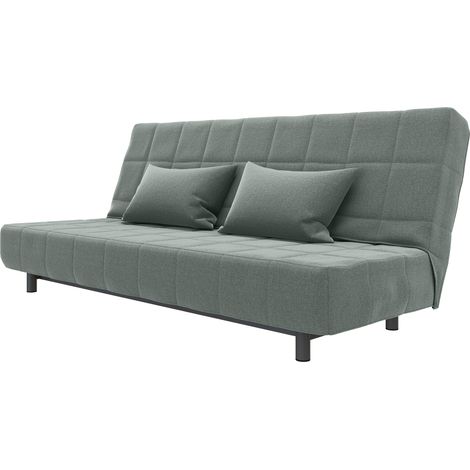 Bezug für das 3-Sitzer-Sofa Beddinge, Stoff: Kaya Grey (Strickstoff, flecken- und kratzfest) (1/5)