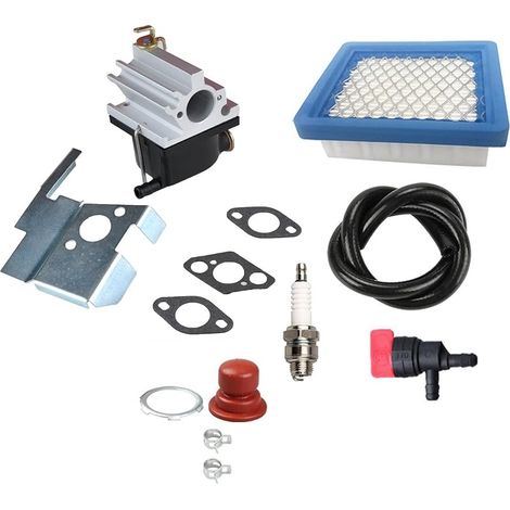 640020 Carburateur Carb Kit de Filtre à Air Bougie d'allumage Compatible avec Tecumseh 640020A 640020B VLV126 VLV60 VLV50 VLV55 VLV65 VLV66 VLV126A 6.5HP 6.75HP Moteur Tondeuse à Gazon (1/4)