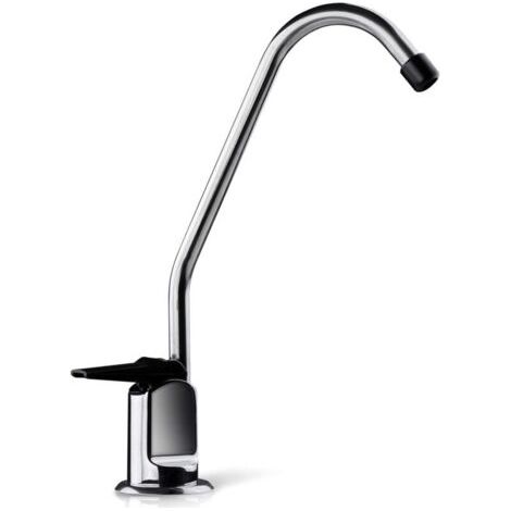 iSpring GB1 100% bleifreier Wasserfilterhahn für die meisten Umkehrosmose- oder Wasserfiltersysteme, ohne Luftspalt, Chromoberfläche, für Trinkwasser (1/4)