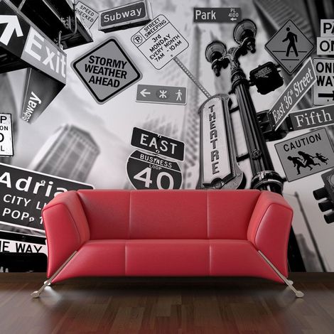 Papier Peint "Tous Les Chemins Mènent à Manhattan" 154 x 200 cm (1/2)