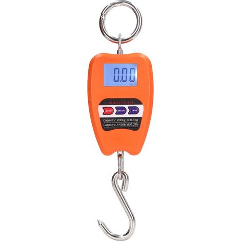 Balance suspendue numérique portable 200 kg, précise, multifonctionnelle, avec écran LCD (1/5)