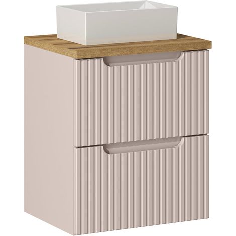 Mobile bagno con lavabo Riva cachemire 50cm (1/5)