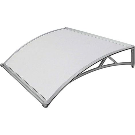 Abri bus en ABS D. 98 L. 120 Support gris et couvercle en polycarbonate