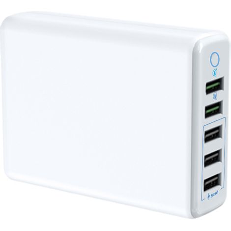 20-W-USB-PD-Schnellladegerät, Weiß, Mehrfachanschluss, Schnellladefunktion, Qualcomm QC3.0 18 W für Mobiltelefone (1/4)