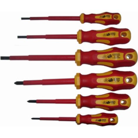 SERIE 6 CACCIAVITE C/ISOLAMENTO VDE