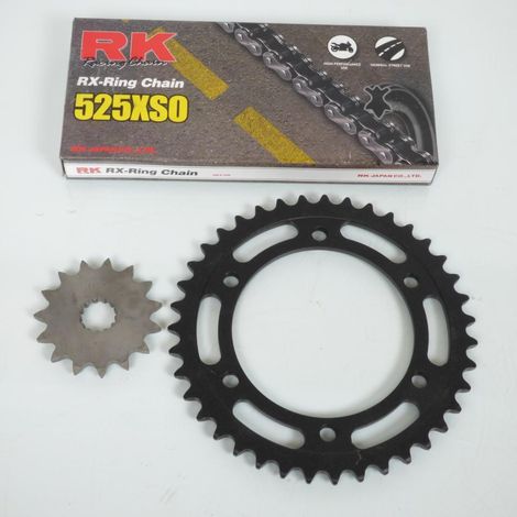 Kit chaîne France Equipement pour Moto Kawasaki 650 W 1999 à 2003