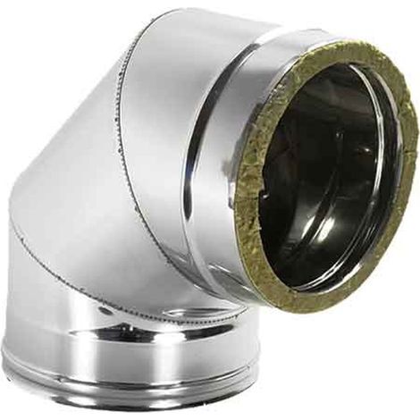 GOMITO DOPPIA PARETE A 90° Ø 150/200 mm