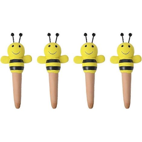 Lot de 4 tuteurs d'arrosage automatiques en céramique pour plantes (idéal pour les vacances) (1/4)