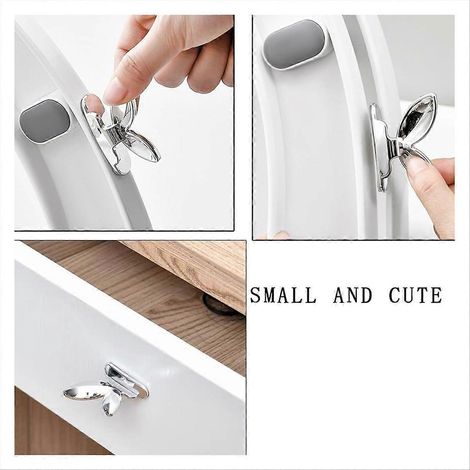 Lot de 6 lève-sièges de toilettes auto-adhésifs avec poignée (1/5)