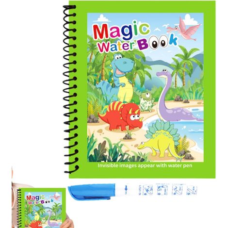 Livres de coloriage à l'eau réutilisables, jouet de dessin éducatif portable pour des activités créatives et amusantes en