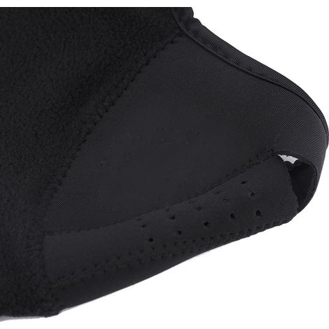 Schwarzer Kälteschutz-Nackenwärmer für Damen und Herren, Gesichts- und Nackenschutz, geeignet für Outdoor-Sportarten wie Skifahren und Radfahren, atmungsaktive, winddichte Maske, Einheitsgröße. (1/5)