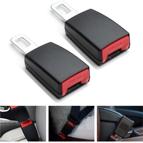 Rallonge ceinture de sécurité voiture – Lot de 2 pièces – 12 cm – Compatible toutes marques – Conçue pour 8 000 insertions
