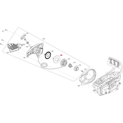 Copri molla avviamento ORIGINALE BLUEBIRD motosega CSP280T - CSP280TC CSP410-153