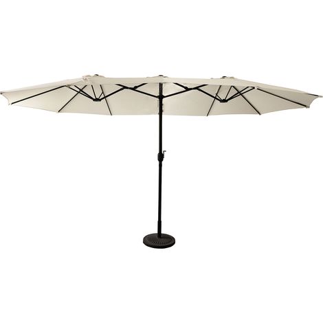 Doppelschirm 2,7x4,6m LINAI beige