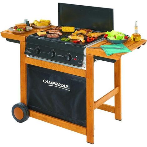 Barbecue campingaz dual gas adelaide 3 woody 14 kw (1/3)
