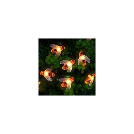 Luci decorative da esterno, luci solari, 50 LED, 7 m, 8 modalità, impermeabili, luci solari effetto lucciola, luci decorative per esterni per giardino, patio, recinzione, cortile, casa, feste, Natale,