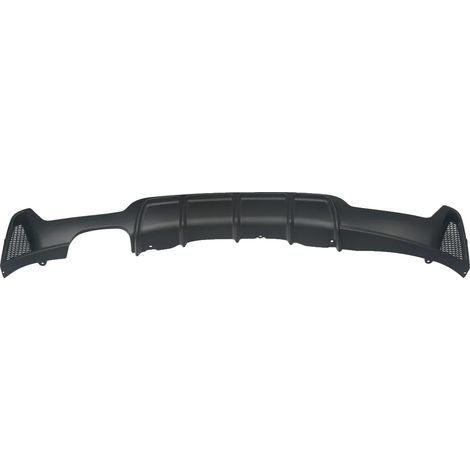 Difusor trasero, compatible con coupé deportivo de lujo, reemplazo directo, negro mate. (1/2)