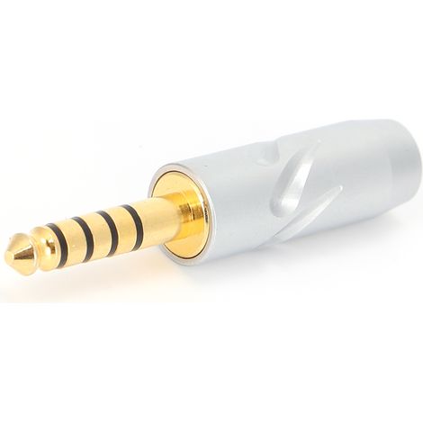 Ersatzstecker (4,4 mm, 5-polig) für Sony/Furutech-Kopfhörer, symmetrischer Ausgang, silber (1/5)