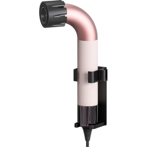 Support mural pour sèche cheveux compatible, support de rangement en aluminium pour sèche cheveux pour salle de bain (1/5)