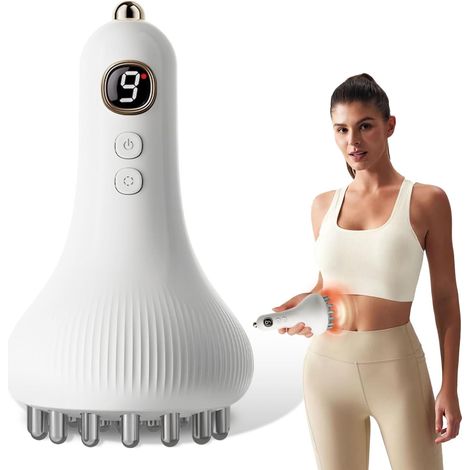 Massageur de drainage lymphatique et outil de massage de fascia anti-cellulite-Réduire les vergetures et la cellulite de blaster pour tout le corps-Machine de sculpture du corps avec microcourant (1/5)