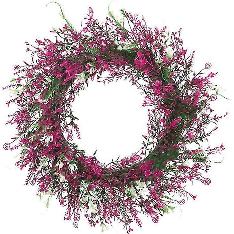 Couronne de feuilles de fougère artificielles (1 pièce) (1/3)
