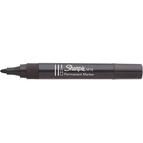Marqueur Permanent - Pointe Ogive 2 Mm - Encre Indélébile À Séchage Rapide - Noir - 1 Pièce
