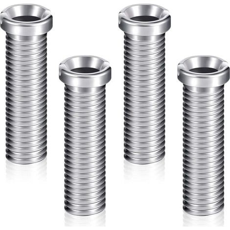 4 Vis de Panier d'Évier 45 mm Vis de Bonde en Acier Inoxydable Accessoires de Fixation Vis de Boulon d'Évier Vis de Bouchon de Crépine de Panier d'Évier pour Cuisine Lavabo (1/4)