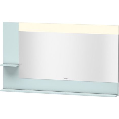 Miroir DuravitVERO 142x1400x800m avec éclairage Bleu clair mat