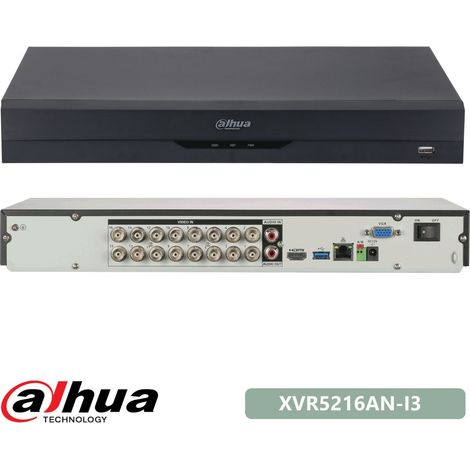 XVR5216AN-I3 - XVR AI 16 ch analog 5 MP / 16+8 ch IP 6 MP 2 HDD (1/5)