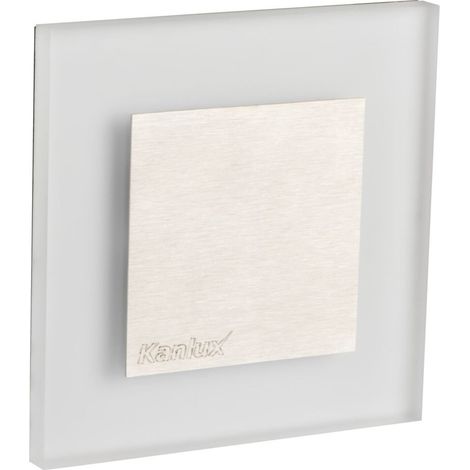 Quadratische LED-Treppenleuchte apus LED CW 0,8 W 12 DC 15 lm Schutzklasse III IP20 Kaltweiß 6500 K Edelstahl 23107