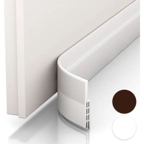 royaluxe-Bas de Porte Isolant Adhésif - En Mousse Souple, Coupe Courants d'Air et Bruits - Économie d'Énergie & Confort Acoustique - Pour Toutes les Portes, Facile à Installer et Retirer Sans Trace (1/5)
