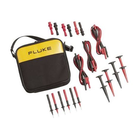 Fluke 700TLK Set de cordons de mesure de sécurité Banane mâle 4 mm, pointe de test, pince crocodile, pinces crocodile Banane mâle 4 mm, femelle 4 Y450691 (1/2)