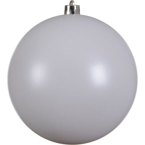 1 PALLINA 20CM BIANCO INVERNO OPACO (1/2)