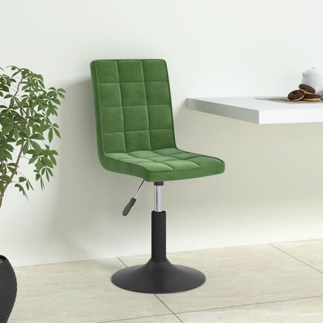Chaises pivotantes à manger lot de 6-Chaises de Salle à Manger-Chaise de cuisine vert foncé velours 431517 (1/5)