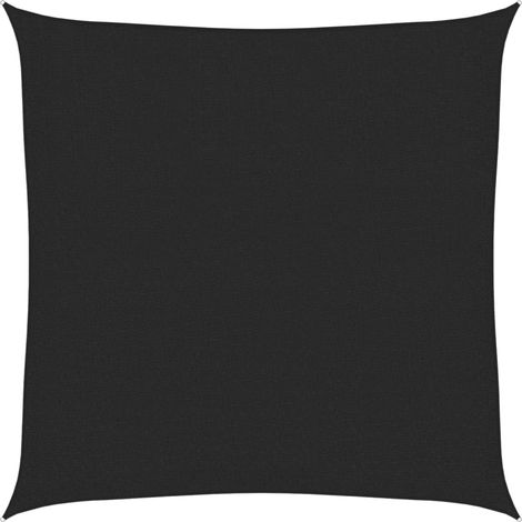 Maison Exclusive - Sonnensegel 160 g/m² Schwarz 3x3 m HDPE