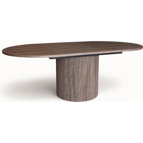 Table ovale extensible en bois, SIERRA