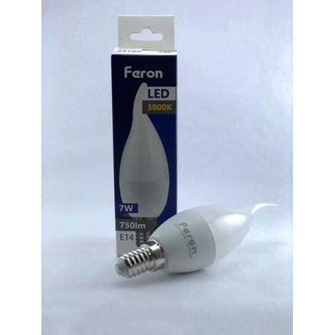 LAMPADA LED CANDELA VENTO E14 LC 3000K 750LM - 7 W