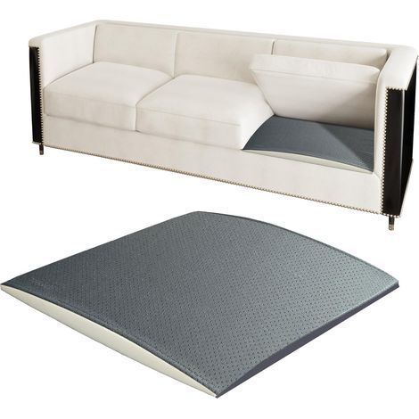 Coussin de canapé incurvé 52 x 52 cm – Mousse gris – Pour rénover canapés et fauteuils – Support stable pour assise – Vercart