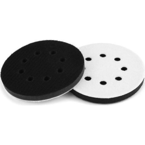 2PCS 125mm Tampon de Ponçage Souple, Tampon Interface en Éponge pour Disques de Ponçage (8 Trous) Odipie (1/4)