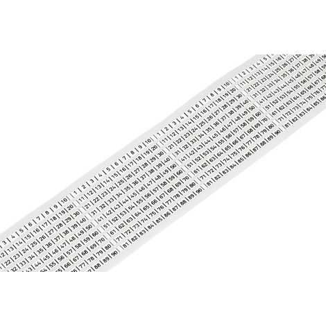WAGO 210-831 210-831 Étiquettes pour imprimantes à transfert thermique Type de montage: à coller blanc 25 m X537372 (1/2)