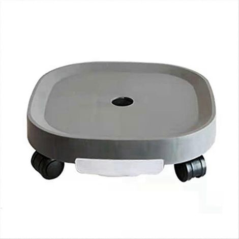 Plante Pallet support pour plantes avec Wheels et eau récipient gris (1/5)