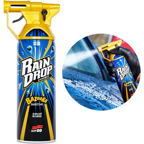 Rain Drop Bazooka Cera spray giapponese per vetri per auto 0,3 l SOFT99 (1/5)