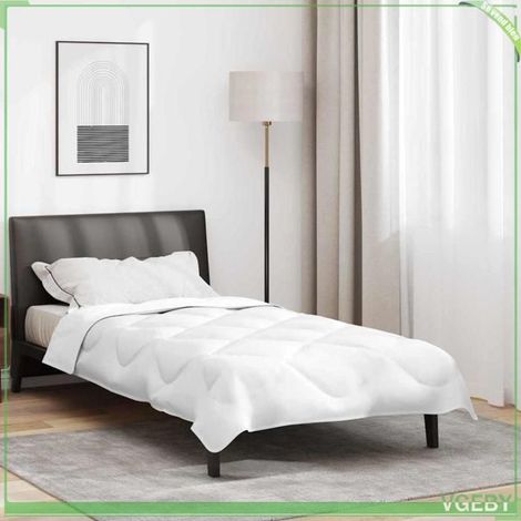 42007745 Duvet d'été simple Blanc 220 x 135 x 3 cm Polyester (1/5)