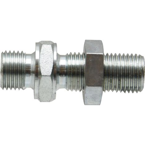 Raccordo idraulico passaparete 2x 1/2 pollice BSP 28603 (1/2)