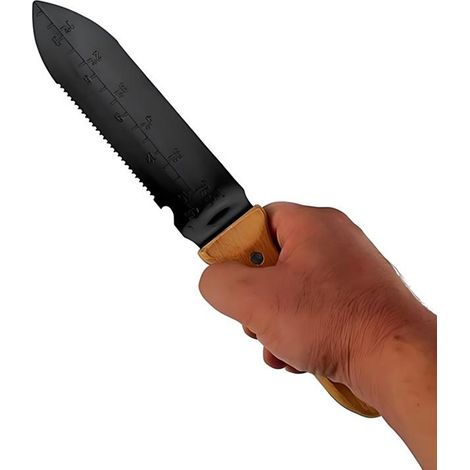 Pelle multifonctionnelle portable pour l'extérieur, pelle de jardin, pelle de pêche, outil de camping, polyvalente pour la culture de légumes sauvages et de légumes.