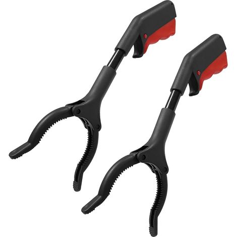 2 Pack Telescopic Grip Pliers - Collector and Collector for Waste - Portable No-Bend Pickup Pliers for Seniors (1/5)