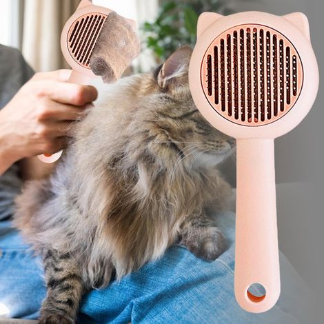 Cepillo anti-muda para perros, accesorios de aseo para perros y gatos Elimina el pelo muerto, desenreda, cuida a las mascotas, limpieza suave para perros pequeños, gatos y conejos