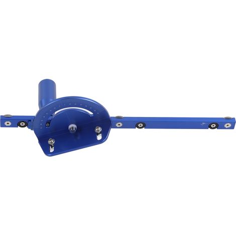Guide d'onglet pour scie à table, réglage angulaire précis en alliage d'aluminium, système de guide d'onglet avec tige de poussée pour menuiserie (1/5)