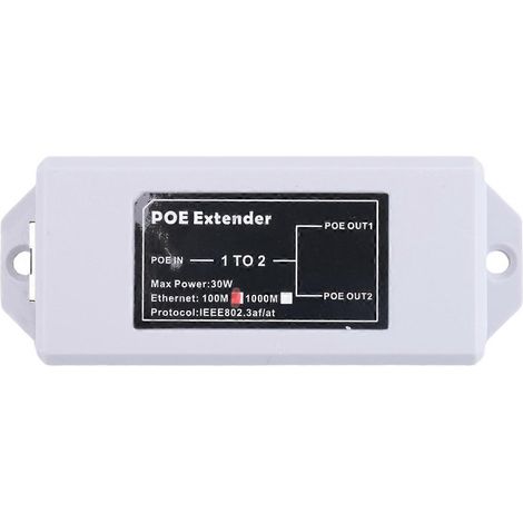 1-zu-2-Port-PoE-Extender 100 Mbit/s IEEE 802.3Af/At Standard 48 V (1/5)