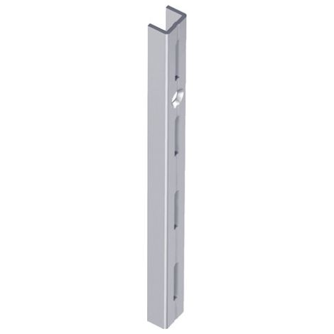 ELEMENT SYSTEM Rail mural L.1.000 mm blanc acier perforation simple rangée - 10000-00017